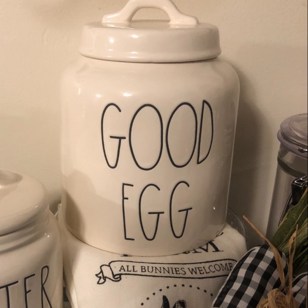 Rae Dunn Good Egg Canister